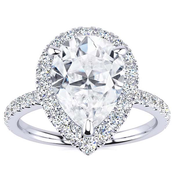 Aminah Moissanite Ring
