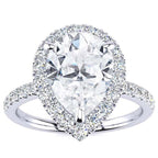 Aminah Moissanite Ring