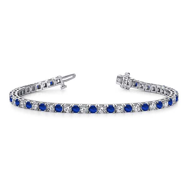 Sapphire and Diamond Bracelet
