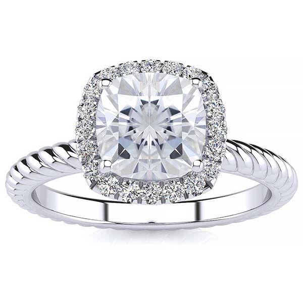 Alyssa Moissanite Ring