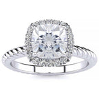 Alyssa Moissanite Ring