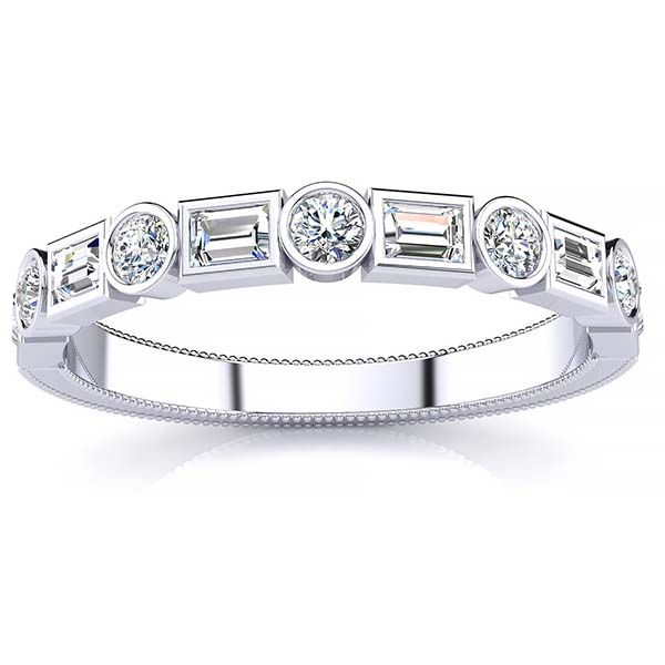 Megan Baguette Diamond Ring