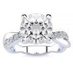 June Moissanite Ring