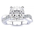 June Moissanite Ring