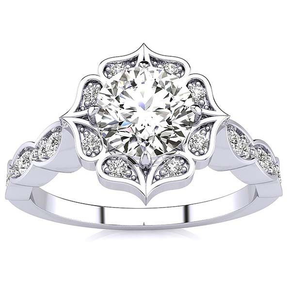 Vera Moissanite Ring