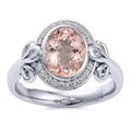 Abi Morganite Ring