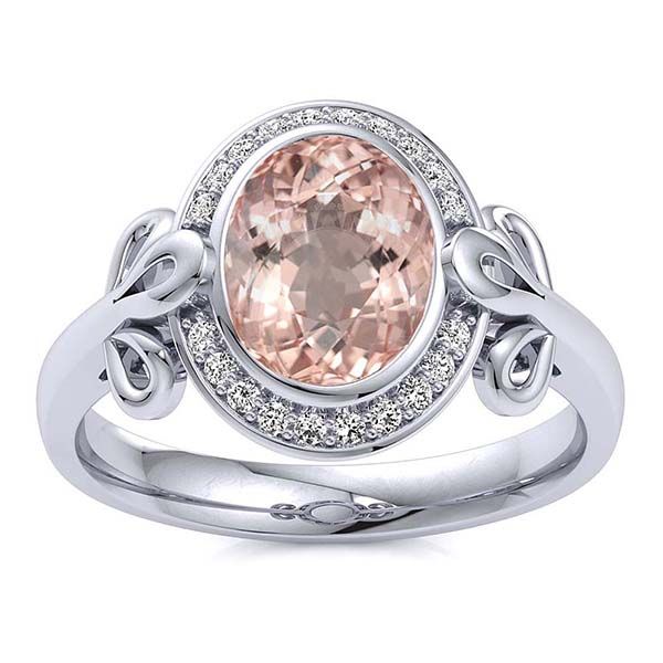 Abi Morganite Ring