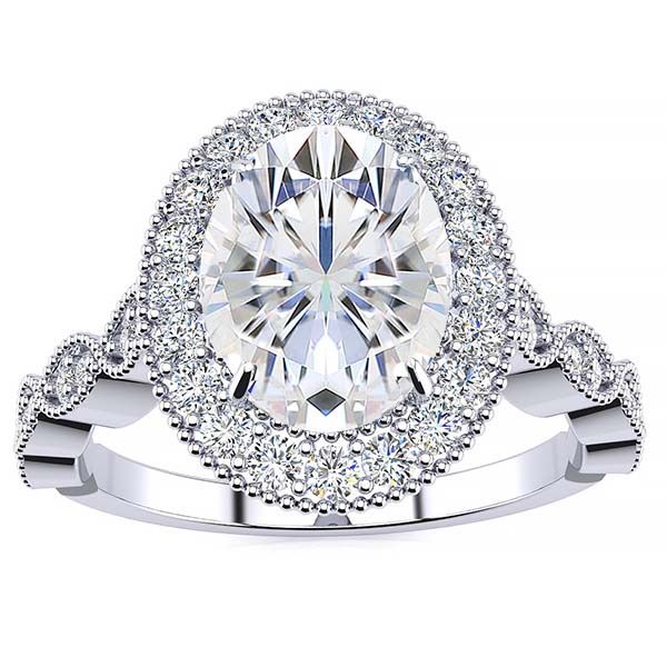 Amalia Moissanite Ring