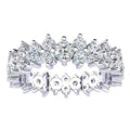 Kristal Moissanite Eternity Ring