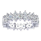 Kristal Moissanite Eternity Ring