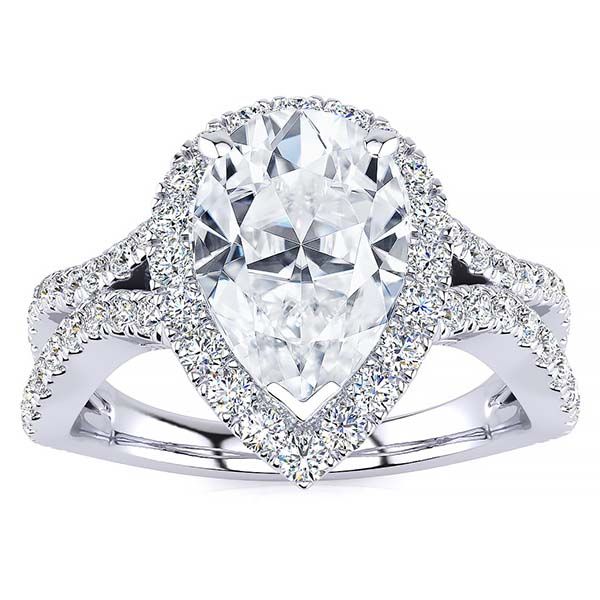 Jasmine Moissanite Ring