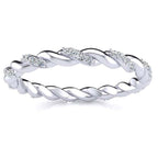 Braided Diamond Ring