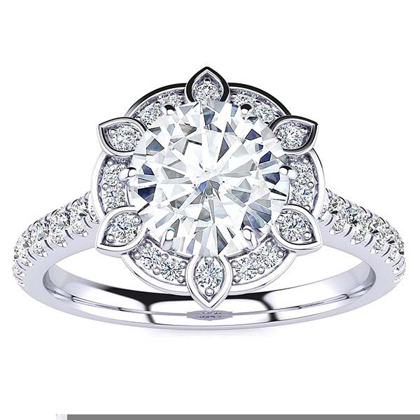 Jackie Moissanite Ring