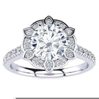 Jackie Moissanite Ring