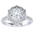 Jackie Moissanite Ring