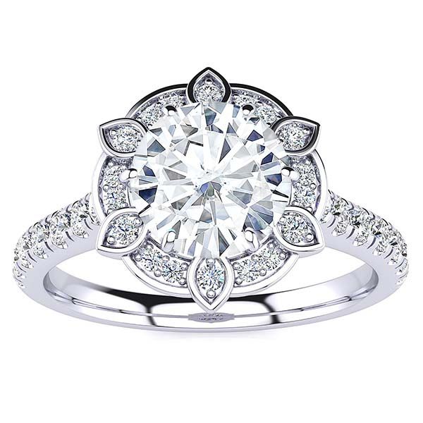 Jackie Moissanite Ring