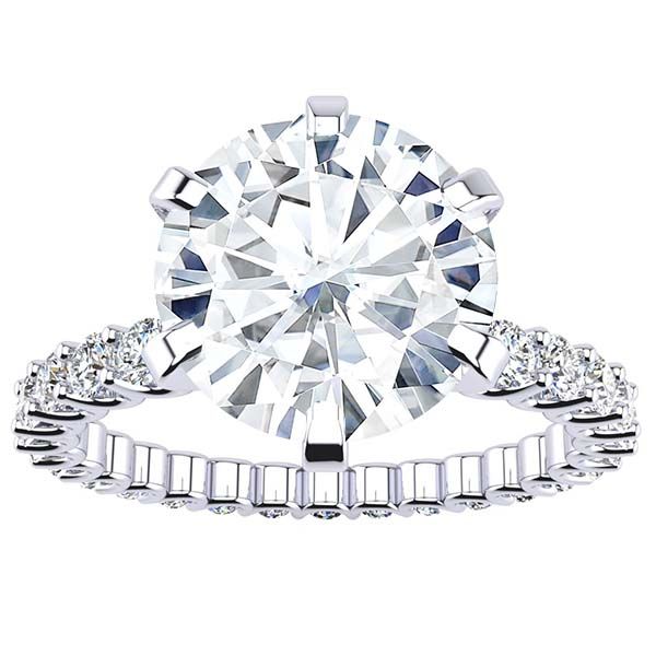 Meredith Moissanite Ring