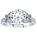 Butterfly Moissanite Ring