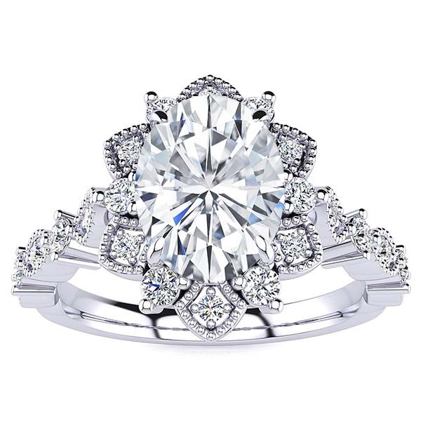 Brenda Moissanite Ring