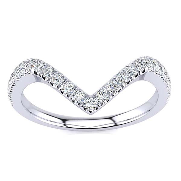 Curve Diamond Ring