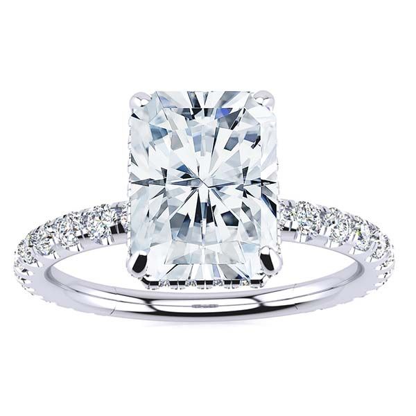 Crystal Moissanite Ring