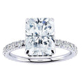 Crystal Moissanite Ring