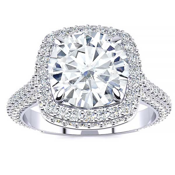 Emily Moissanite Ring