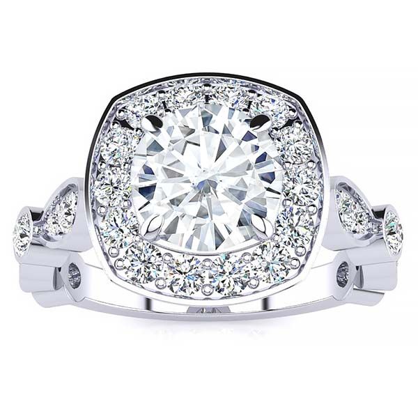 Allison Moissanite Ring