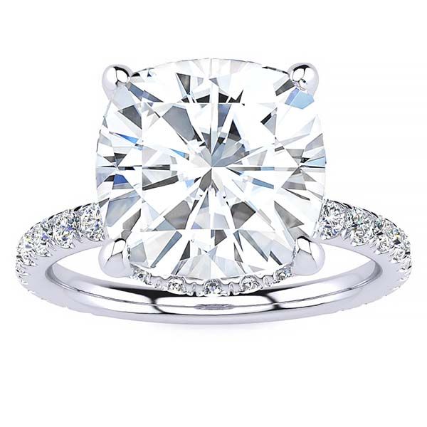 Iris Moissanite Ring