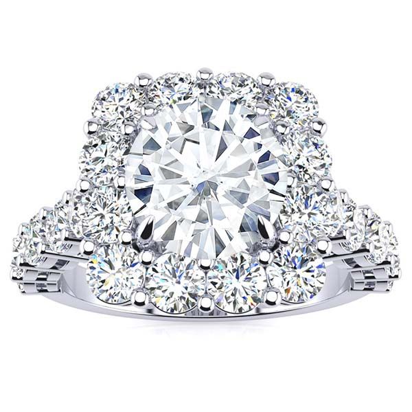 Daisy Moissanite Ring