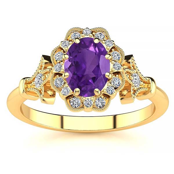 Stephanie Amethyst Ring