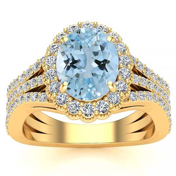 Marissa Aquamarine Ring