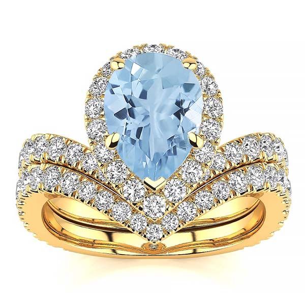 Anna Aquamarine  Ring