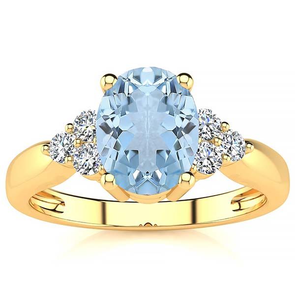 Selena Aquamarine Ring