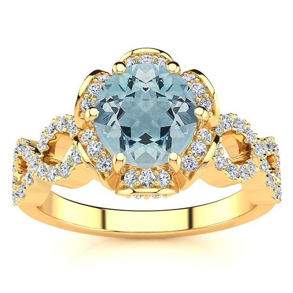 Katie Aquamarine Ring