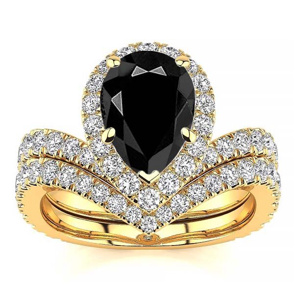 Anna Black Diamond Ring