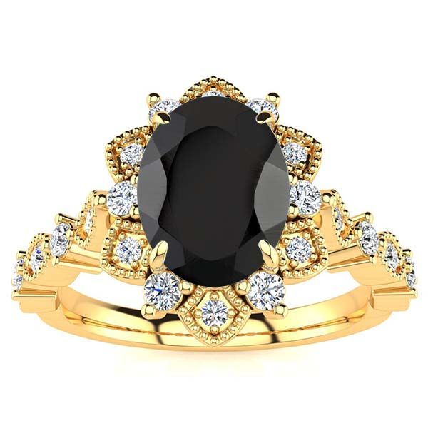 Brenda Black Diamond Ring