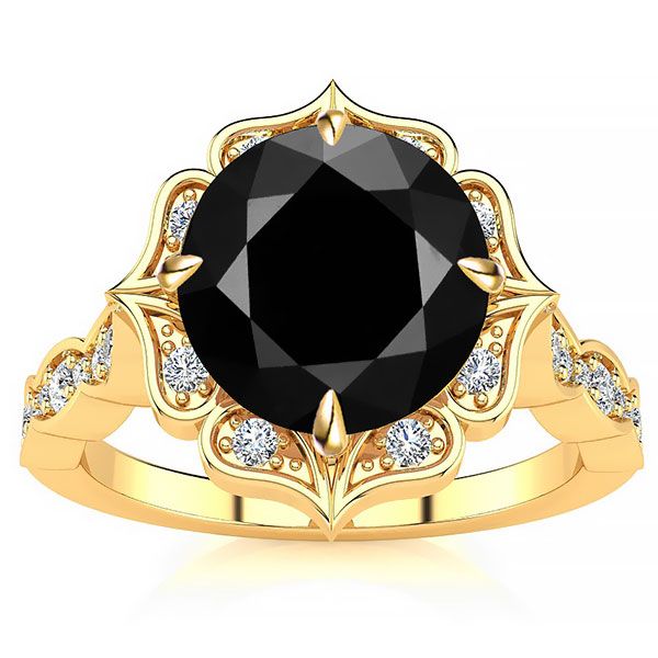 Permila Black Diamond Ring
