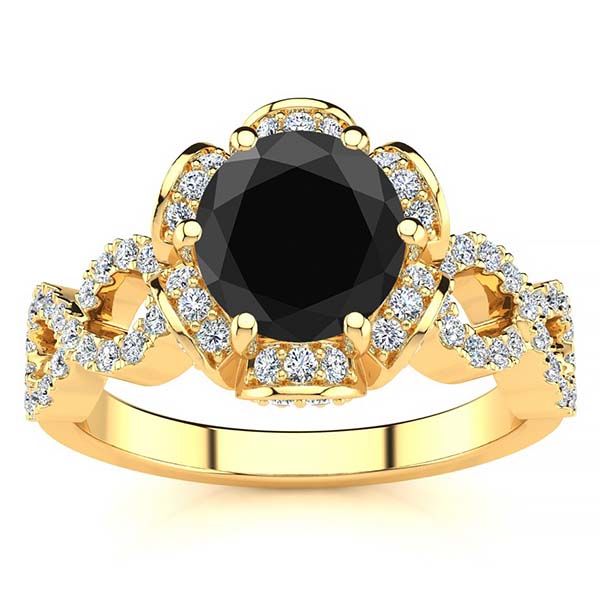 Katie Black Diamond Ring