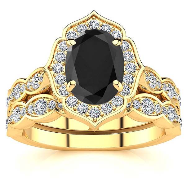 Madelyn Black Diamond Set