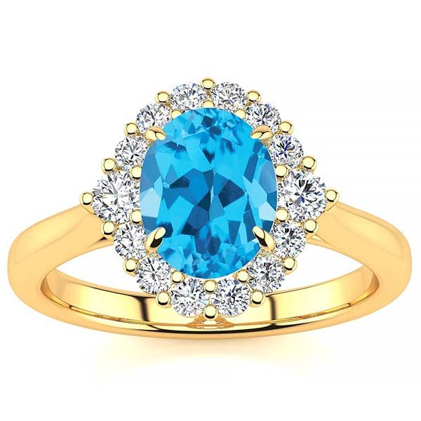 Debora Blue Topaz Ring
