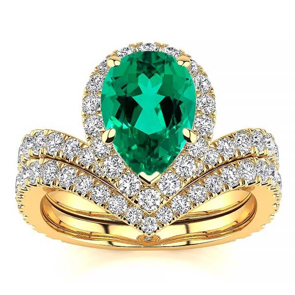 Anna Emerald Ring