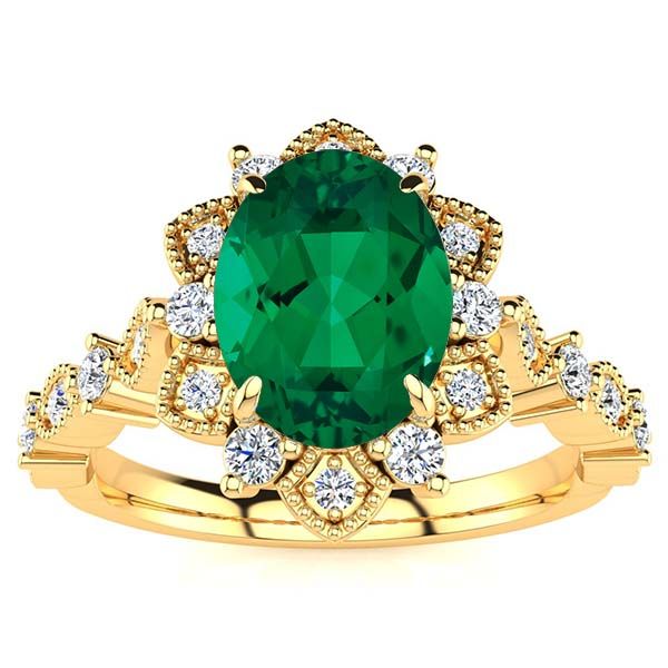 Brenda Emerald Ring