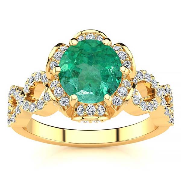 Katie Emerald Ring