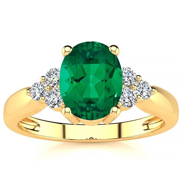 Selena Emerald Ring