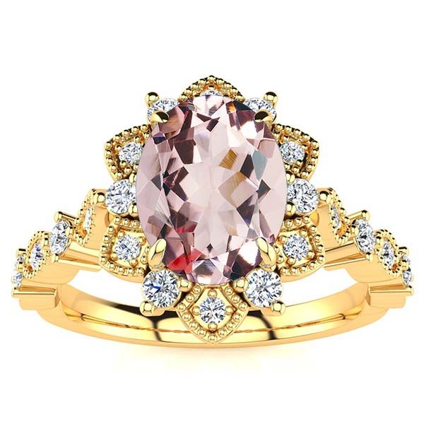 Brenda Morganite Ring