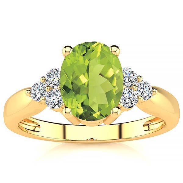 Selena Peridot Ring