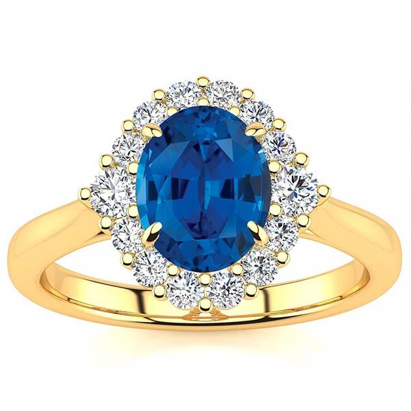 Debora Blue Sapphire Ring