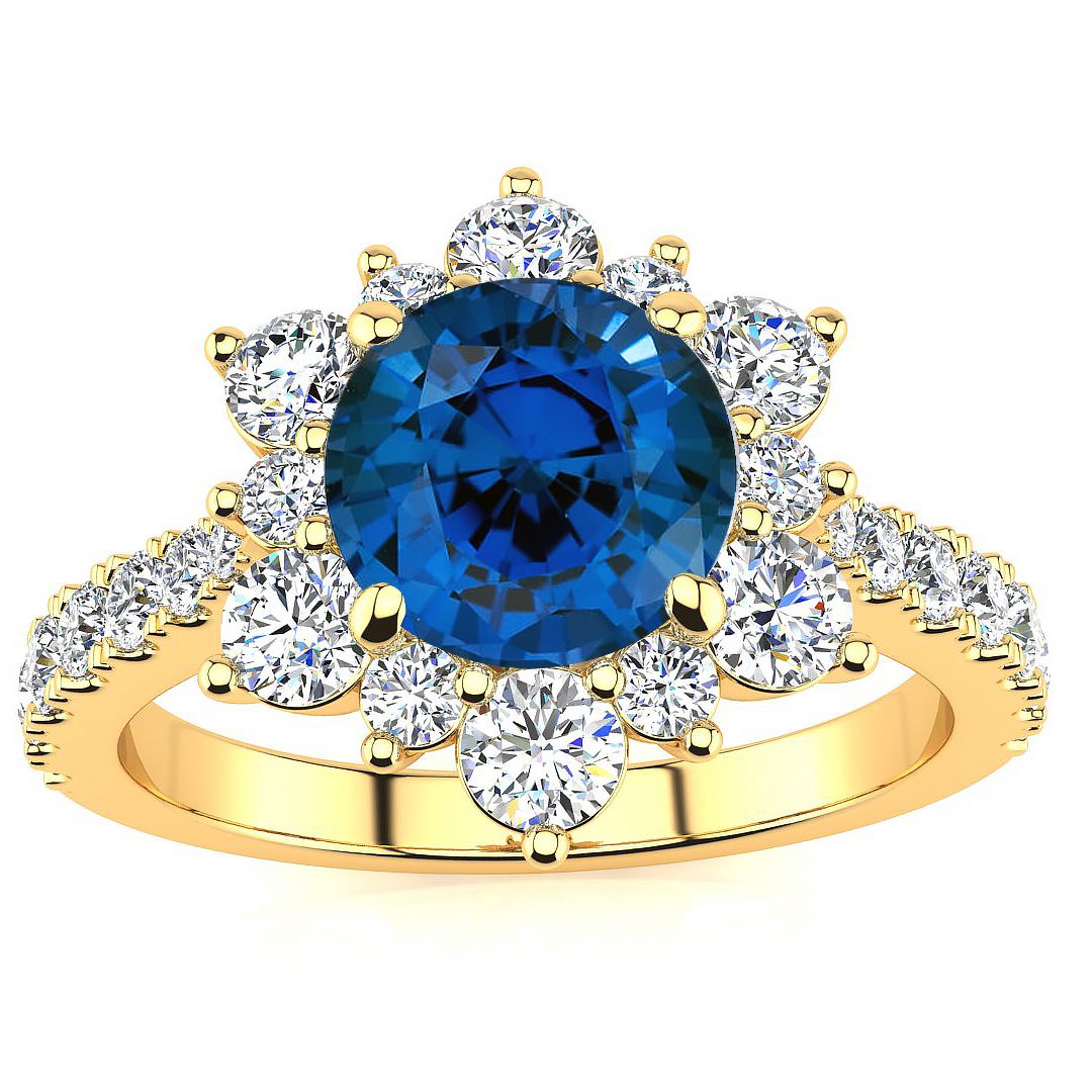 Snowflake Sapphire Ring