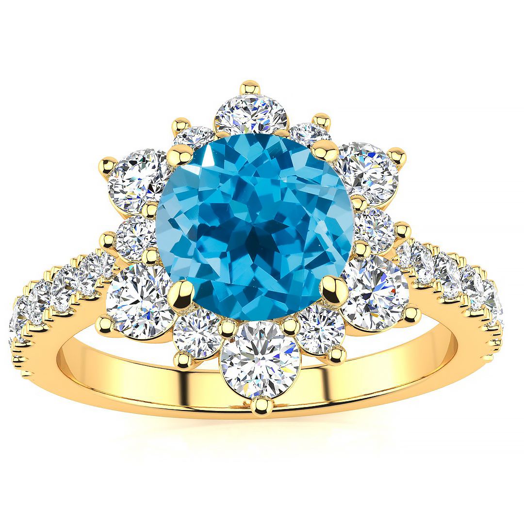 Snowflake Topaz Ring